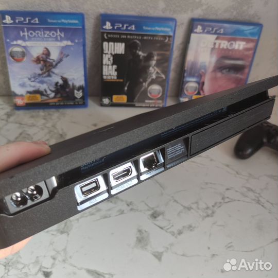 Sony PS4 Slim 1TB (3 диска)