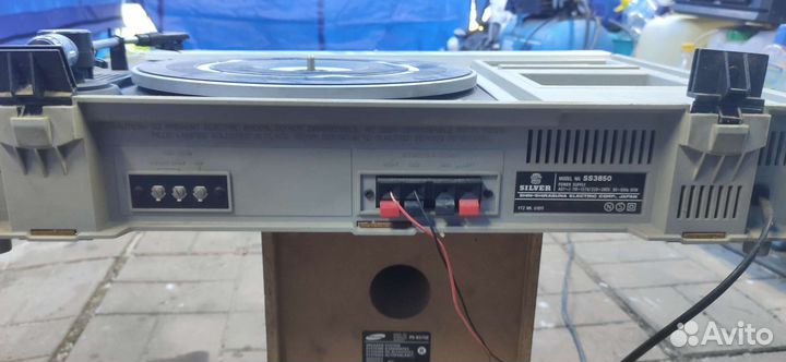 Дека кассета пластинка радио silver ss3850