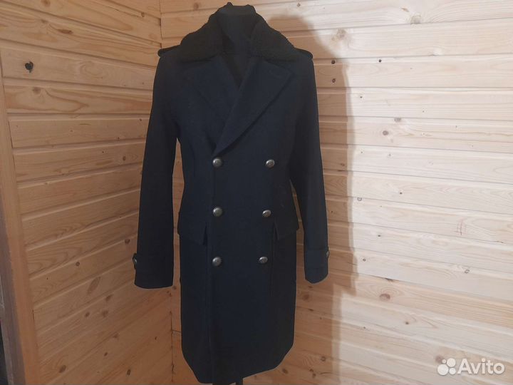 Пальто бушлат шерсть ASOS новое xs