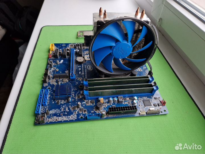 Комплект пк в сборке проц+мать+память