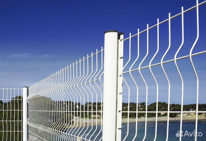 Заборы с калиткой 3Д под заказ 3м