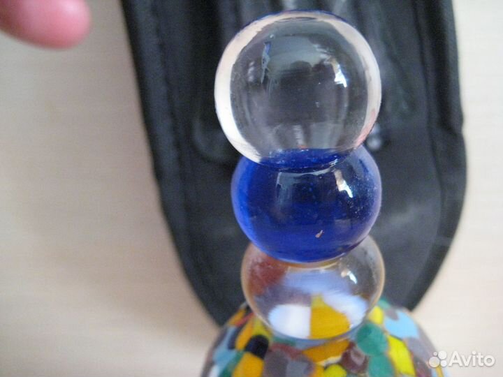 Рюмка колокольчик чешский стеклянный