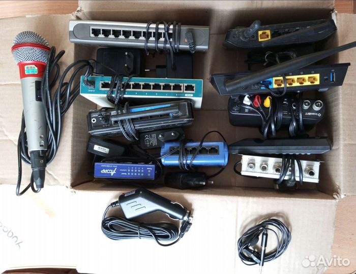 Всё по 100 - электроника, коммутаторы, модемы