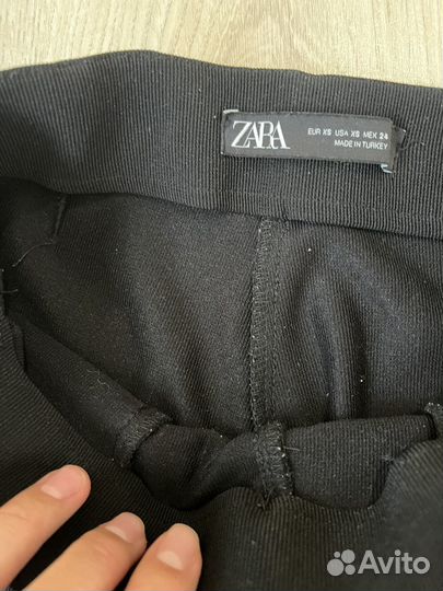 Леггинсы женские в рубчик оригинал zara xs