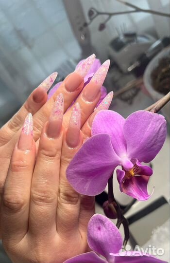 Наращивание ногтей, шелла