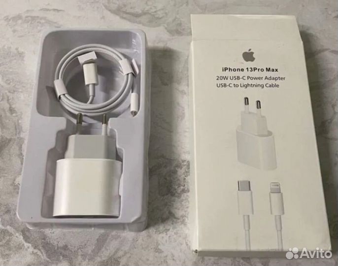 Зарядка на iPhone lighting 20W