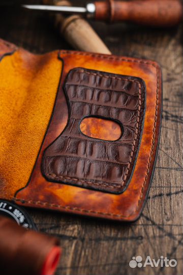 Обложка для паспорта из натуральной кожи