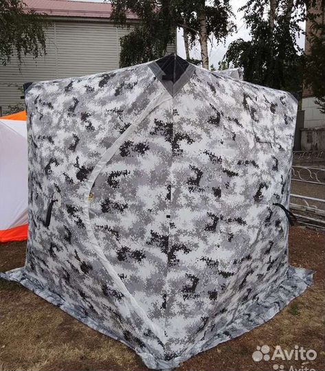 Палатка трехслойная куб Скай Фиш 180х180х200см