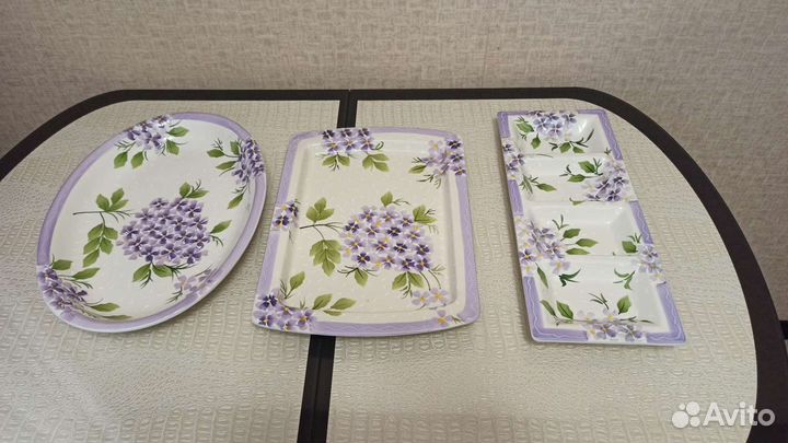 Блюдо, набор из 3-х шт