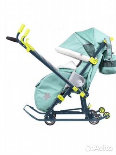 Детские санки коляска ника