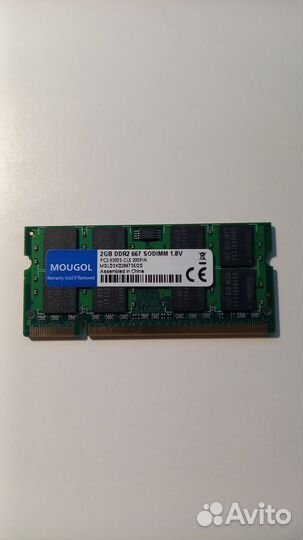 Модуль памяти Mougol SO-dimm DDR2 2GB