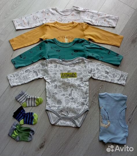 Пакет одежды на мальчика 74-80