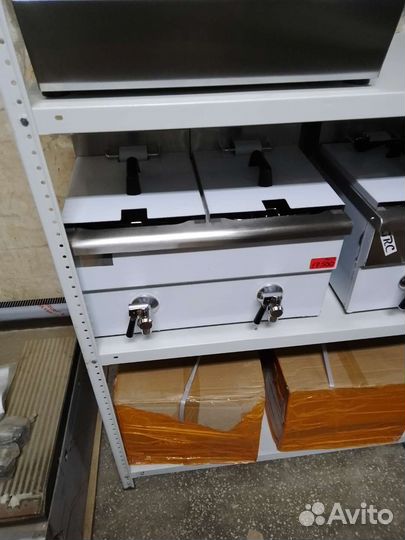 Фритюрница двойная12 л с краном