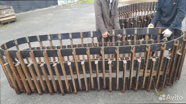 Конвейерная лента на гусянки, болотоходы