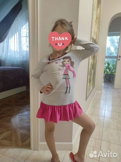 Платья пакетом на девочку