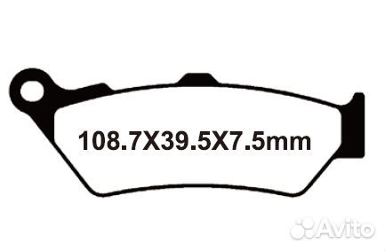 BMW F650 Тормозные колодки передние Organic