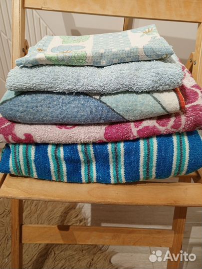 Старое постельное белье, полотенца на ветошь