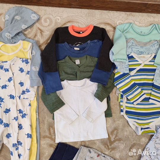 Пакет вещей №1 на мальчика, рост 80