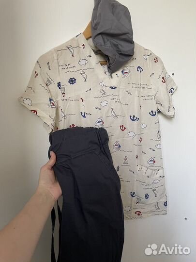 Хирургический костюм женский с шапочкой