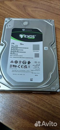 Жесткий диск Seagate exos 2Tb