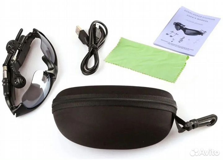 Очки с беспроводными наушниками поляризованные