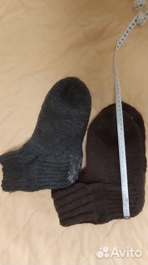 Вязанные носки мужские