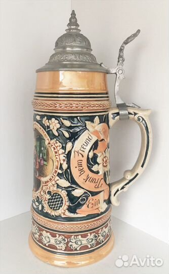 Коллекционная.пивная кружка.-1,0 литр