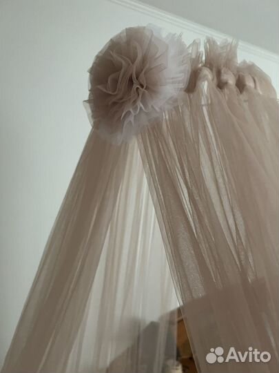 Комплект для кроватки: мобиль, балдахин, бортики