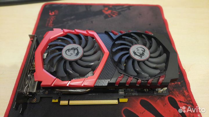 Видеокарта MSI gtx 1050 ti Gaming X 4gb