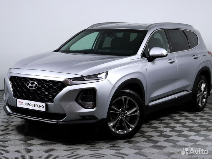Hyundai Santa Fe 2.2 AT, 2019, 73 060 км