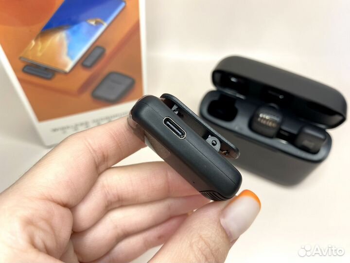 Петличный микрофон для iPhone и Android (2 микро)