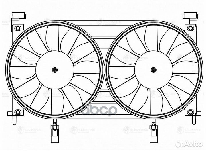Вентилятор радиатора LADA 4x4 FL (19) (2 вент.)