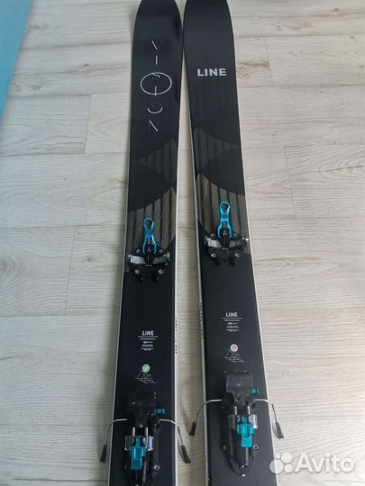 Горные лыжи line vision 108 + atk raider r10