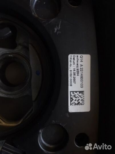 Руль mercedes c216 w216 w221 без подушки