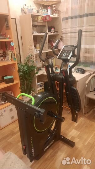 Складной эллиптический тренажёр torneo transform