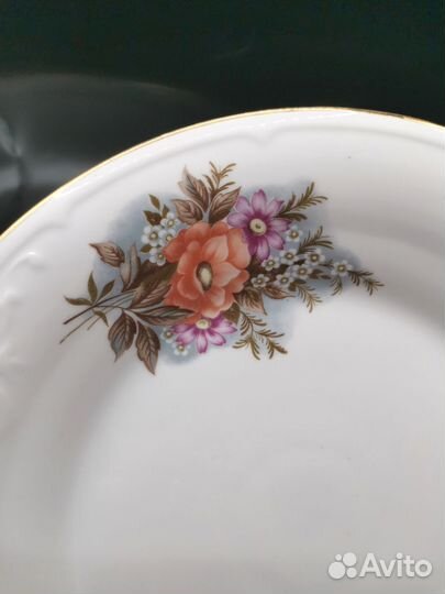 Тарелка Блюдо Большая Фарфор Туймазинский СССР