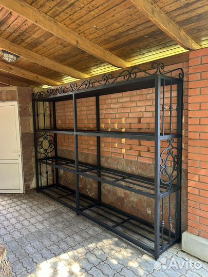 Дровницы уличные по индивидуальным заказам