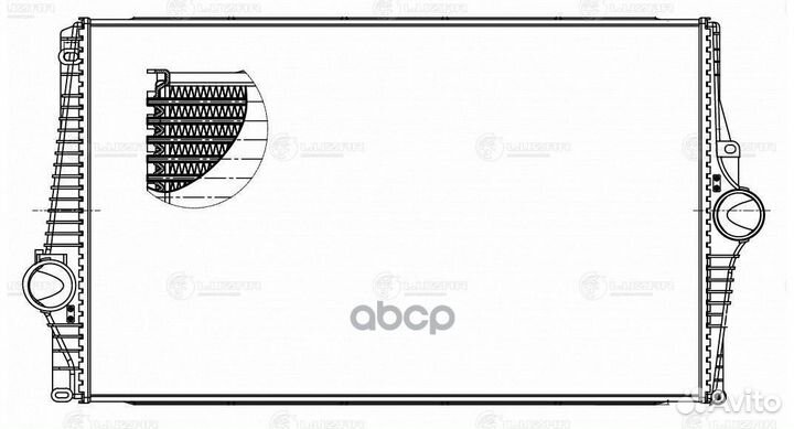 Интеркулер volvo XC90 02- lric1057 luzar