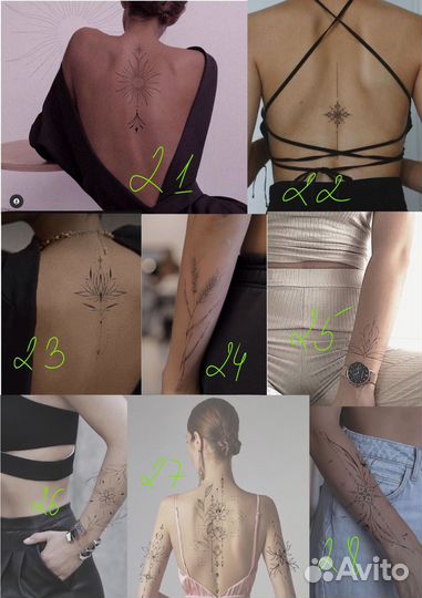 Модель на татуировку