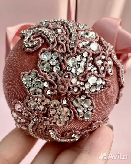 Новогодние шары игрушки ручной работы