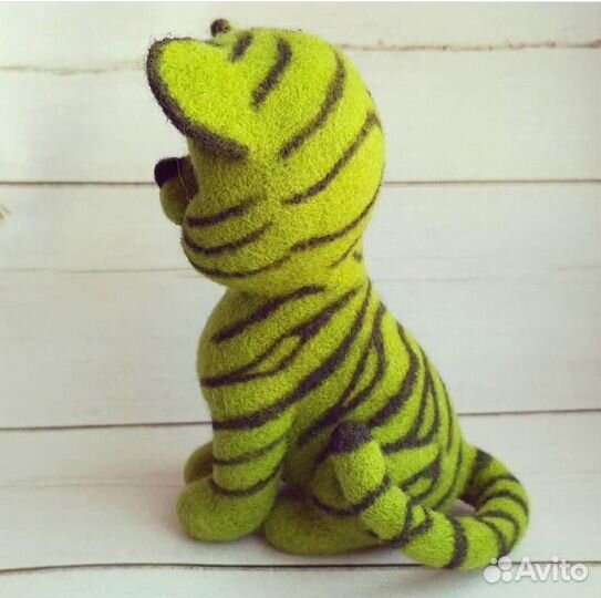 Игрушка валяная Тигрёнок арбузный