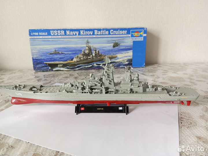 Сборная модель крейсера кирова