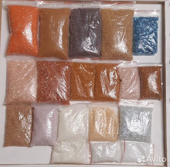 Набор бисер, рубка, стеклярус