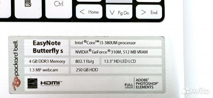 Ноутбук Packerd Bell