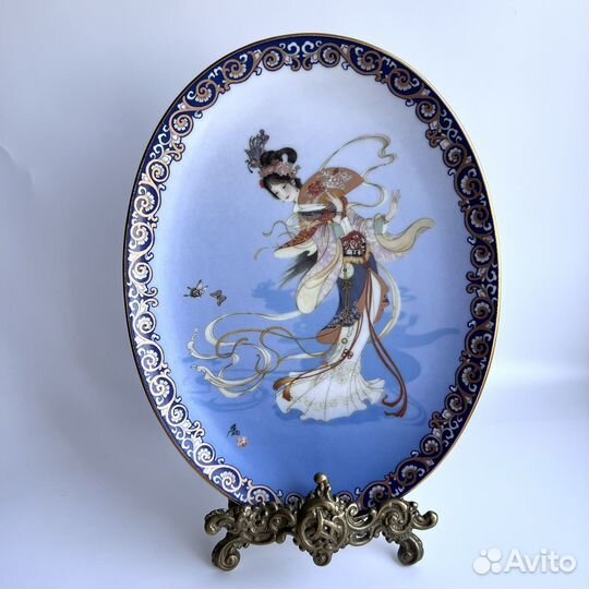 Bradford Exchange овальные фарфоровые тарелки