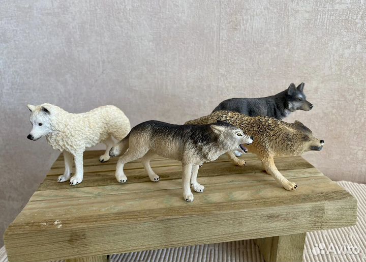 Schleich Волки Медведи Лоси Лисы и др