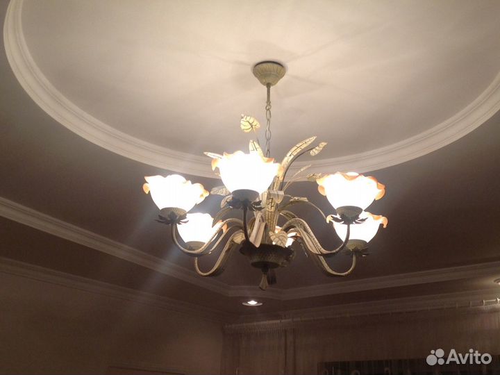 Люстра стекло