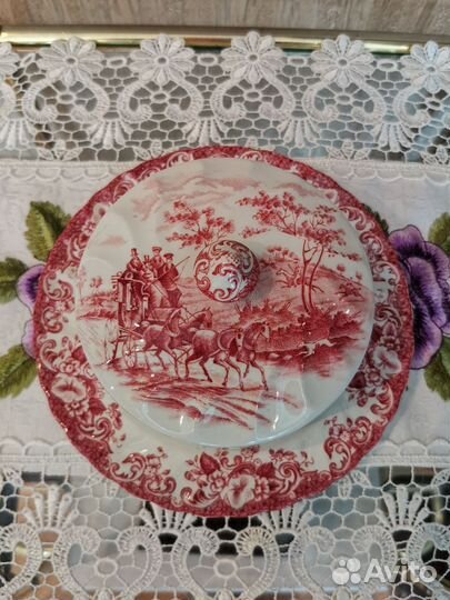 Масленка соусник фарфор