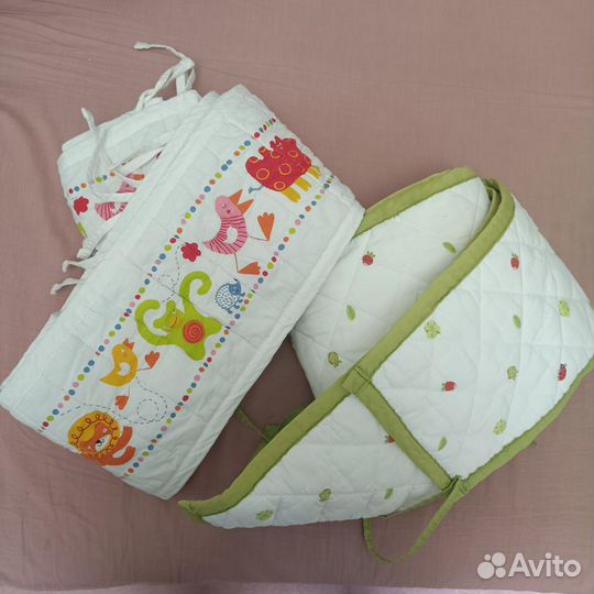 Бортики в детскую кроватку бу