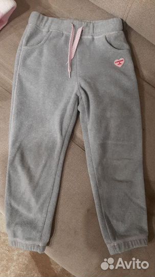 Флисовые штаны для девочки